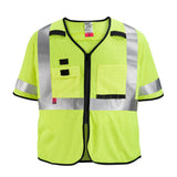 High Vis Safety Vest Yellow Class 3 Mesh AR/FR Cat 1 S/M 48-73-5221M910