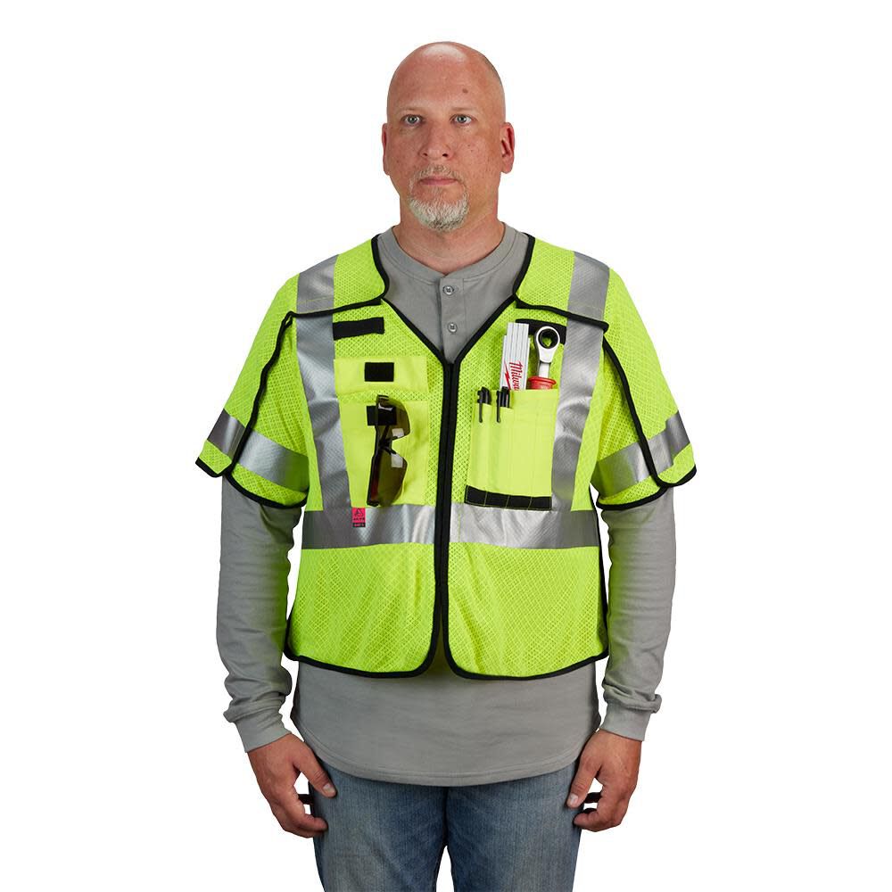 Safety Vest AR/FR Cat 1 Class 3 Breakaway 48-73-5231