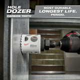 HOLE DOZER with Carbide Teeth Hole Saw 3 3/8inch 49-56-0737