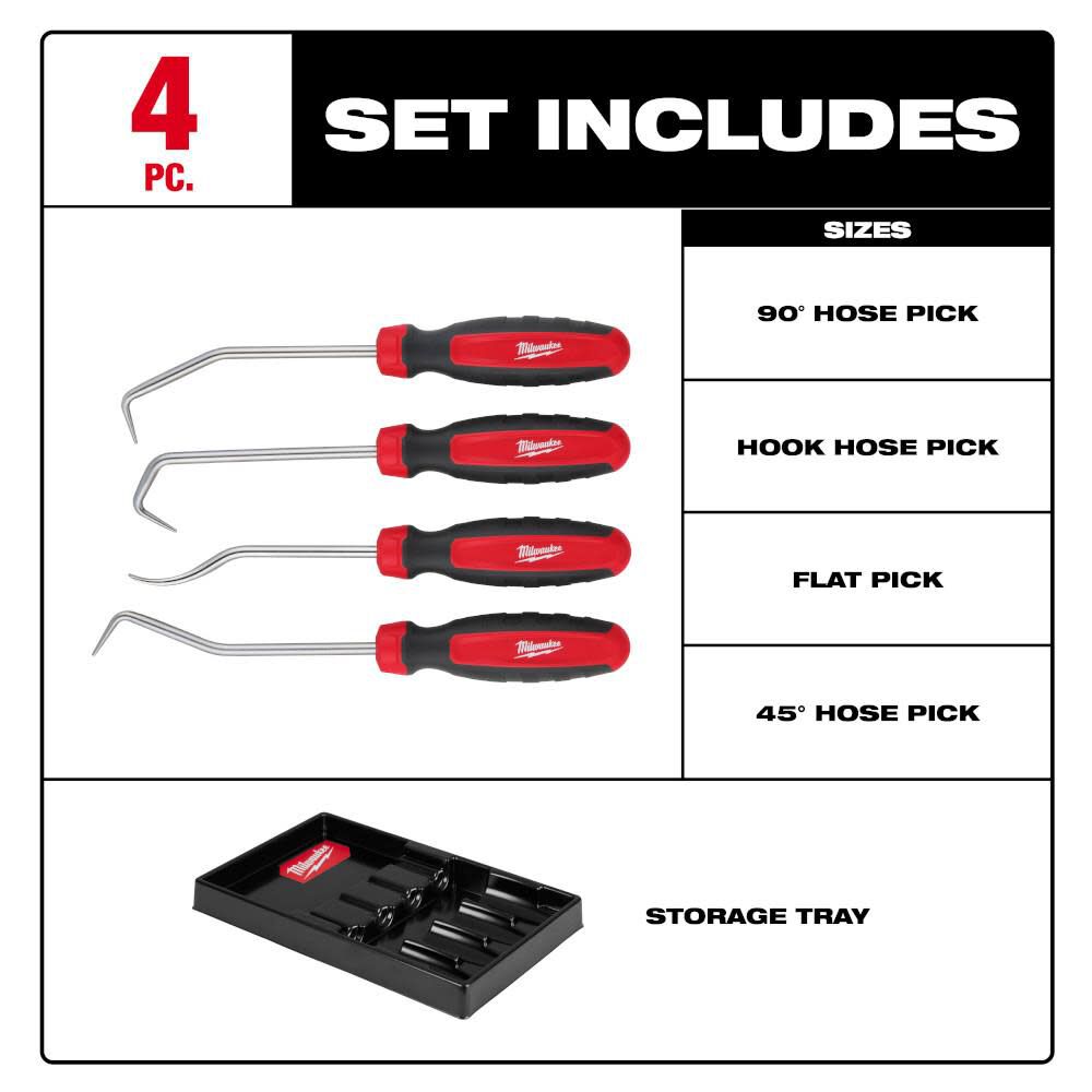 Hose Pick Set 4pc 48-22-9217