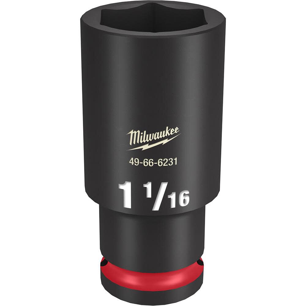 Impact Socket 1/2in Drive 1 1/16in Deep 6 Point 49-66-6231