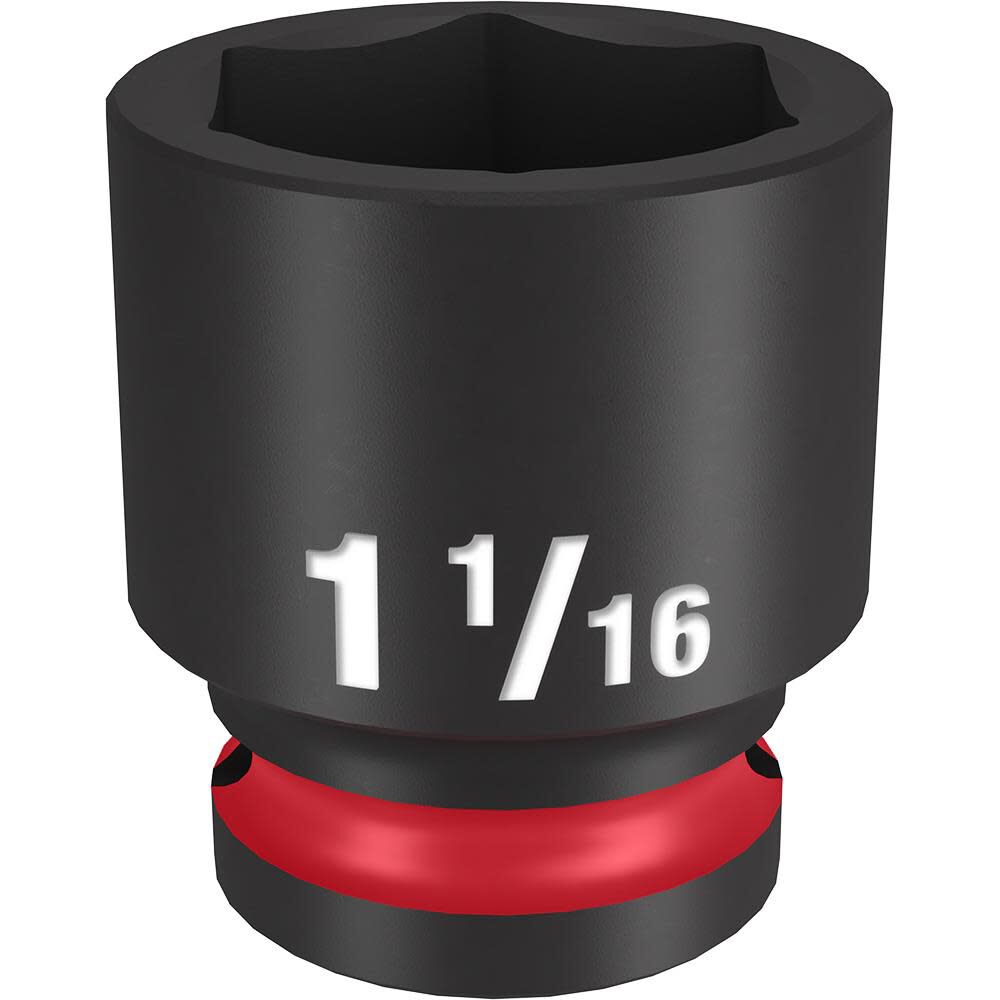 Impact Socket 1/2in Drive 1 1/16in Standard 6 Point 49-66-6211