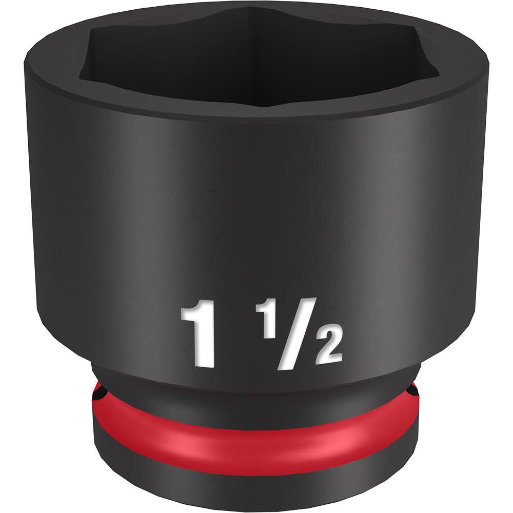 Impact Socket 1/2in Drive 1 1/2in Standard 6 Point 49-66-6218