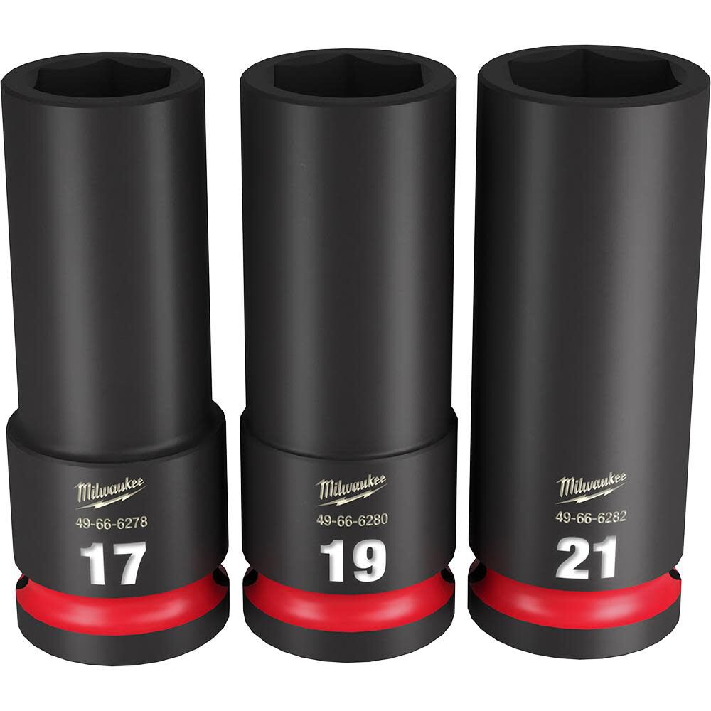 Impact Socket 1/2in Drive Metric 6 Point 3pc 49-66-7025