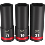 Impact Socket 1/2in Drive Metric 6 Point 3pc 49-66-7025