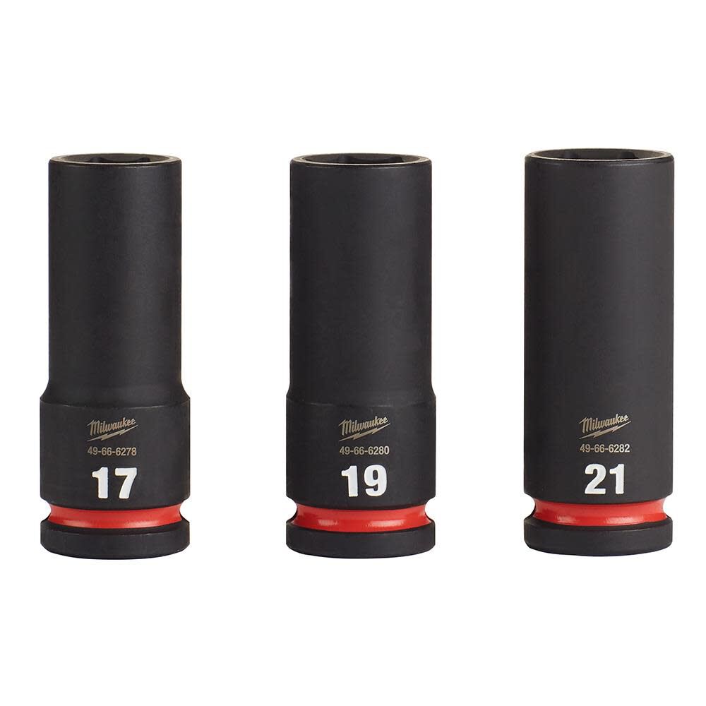 Impact Socket 1/2in Drive Metric 6 Point 3pc 49-66-7025