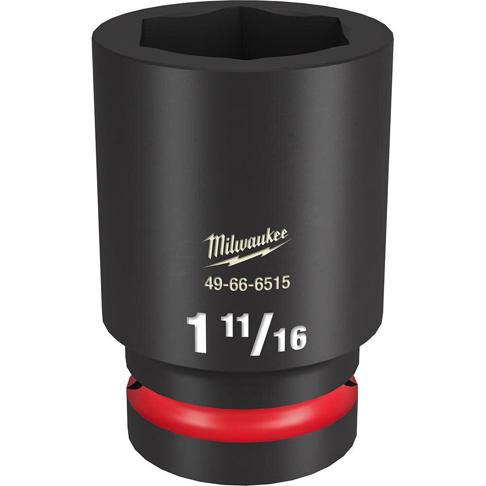 Impact Socket 1in Drive 1 11/16in Deep 6 Point 49-66-6515