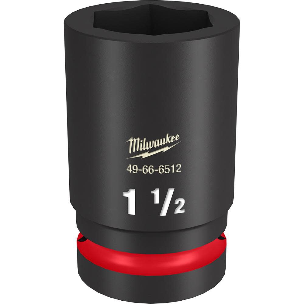 Impact Socket 1in Drive 1 1/2in Deep 6 Point 49-66-6512