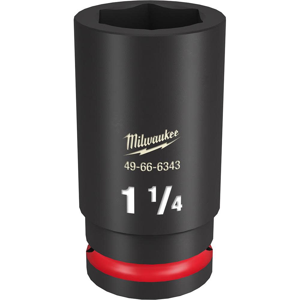 Impact Socket 3/4in Drive 1 1/4in Deep 6 Point 49-66-6343