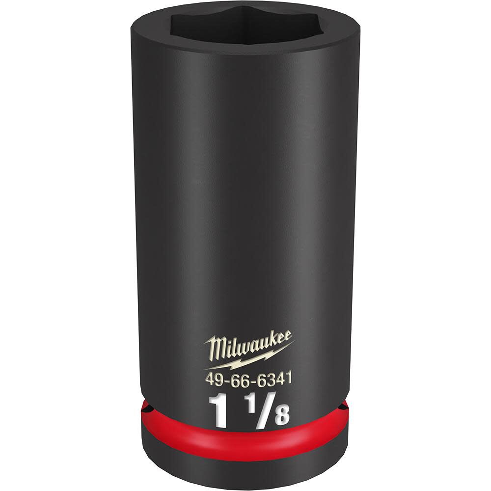 Impact Socket 3/4in Drive 1 1/8in Deep 6 Point 49-66-6341