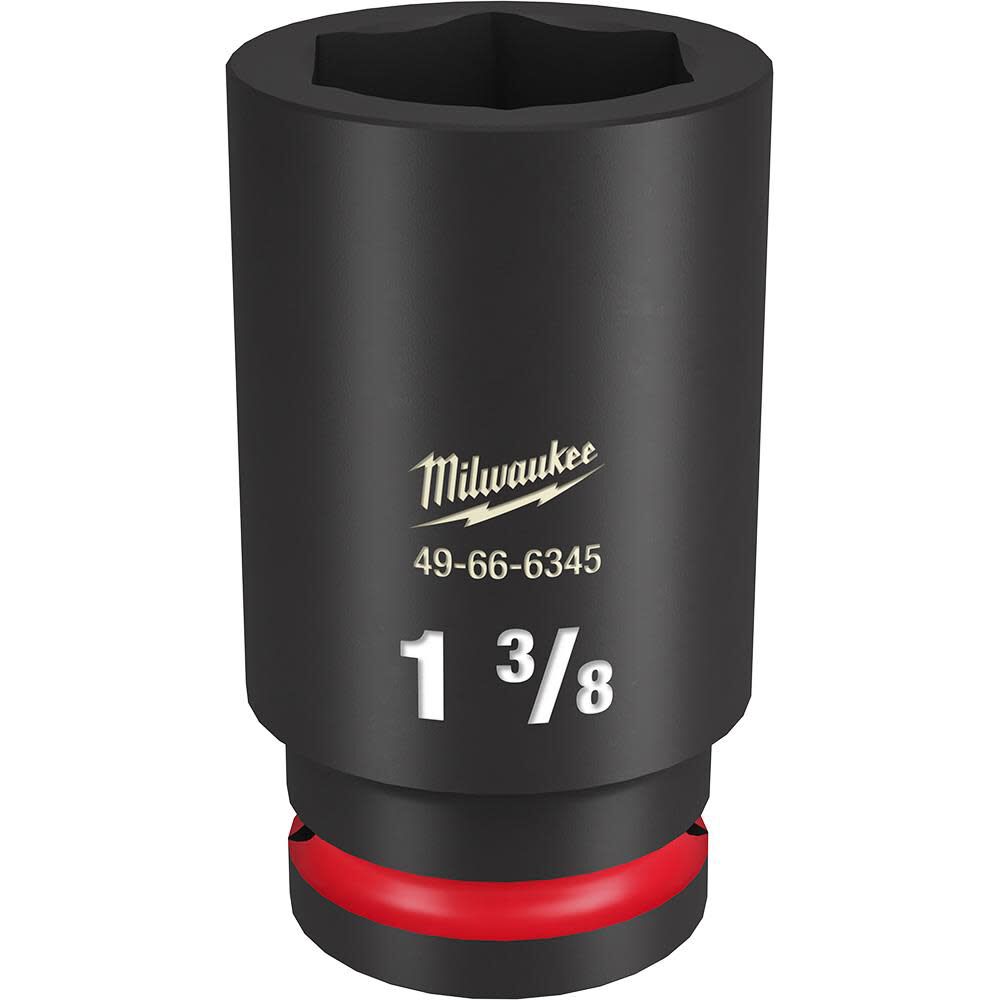 Impact Socket 3/4in Drive 1 3/8in Deep 6 Point 49-66-6345