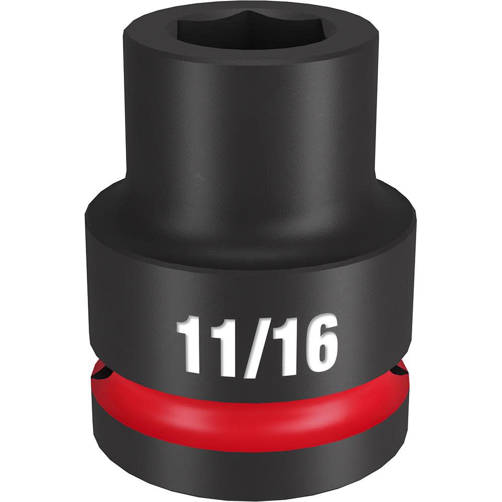 Impact Socket 3/4in Drive 11/16in Standard 6 Point 49-66-6302