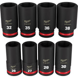 Impact Socket 3/4in Drive Metric 6 Point 8pc 49-66-7020