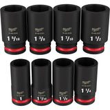 Impact Socket 3/4in Drive SAE 6 Point 8pc 49-66-7018