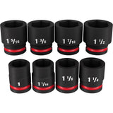 Impact Socket 3/4in Drive SAE Standard 6 Point 8pc 49-66-7017