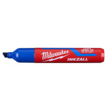 INKZALL Large Chisel Tip Blue Marker 48-22-3257