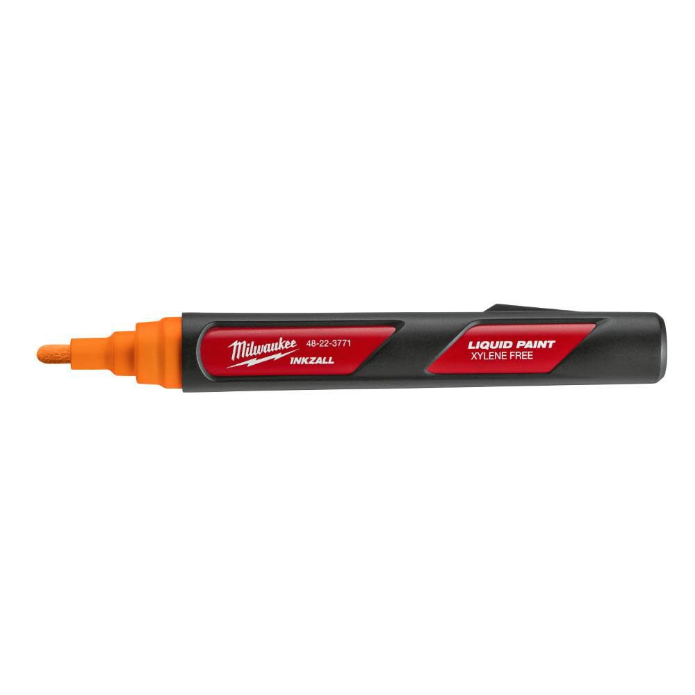 INKZALL Orange Paint Marker 48-22-3771