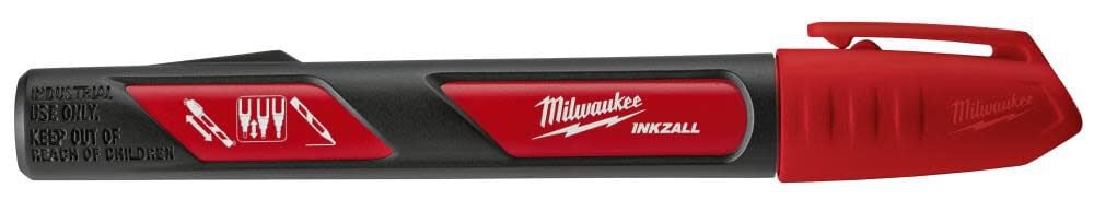 INKZALL Red Paint Marker 48-22-3741