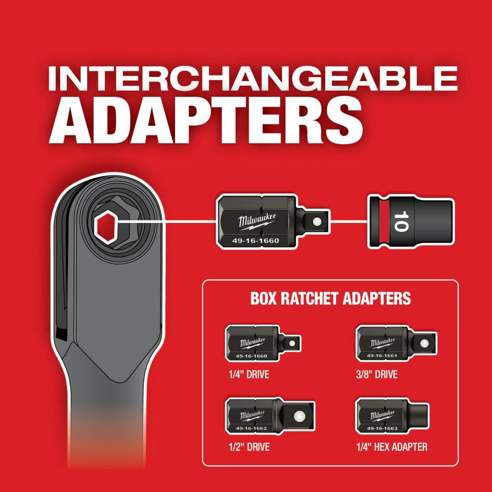 INSIDER Box Ratchet 1/4 in Hex Adapter 49-16-1663