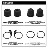 Jobsite Earbuds Ear Tip Kit S-M-L 49-16-0101