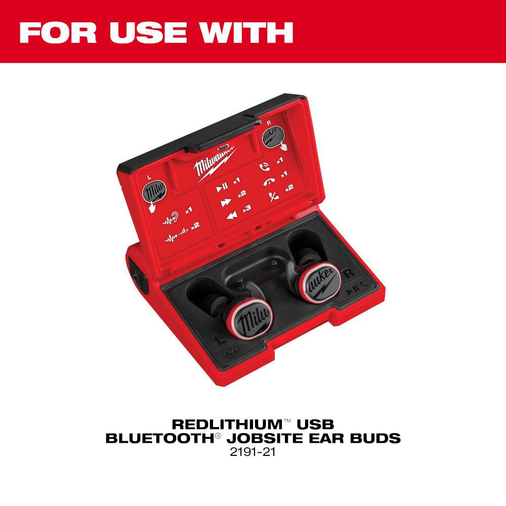 Jobsite Earbuds Ear Tip Kit S-M-L 49-16-0101