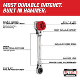 Linemans 5-in-1 Ratcheting Wrench 48-22-9216