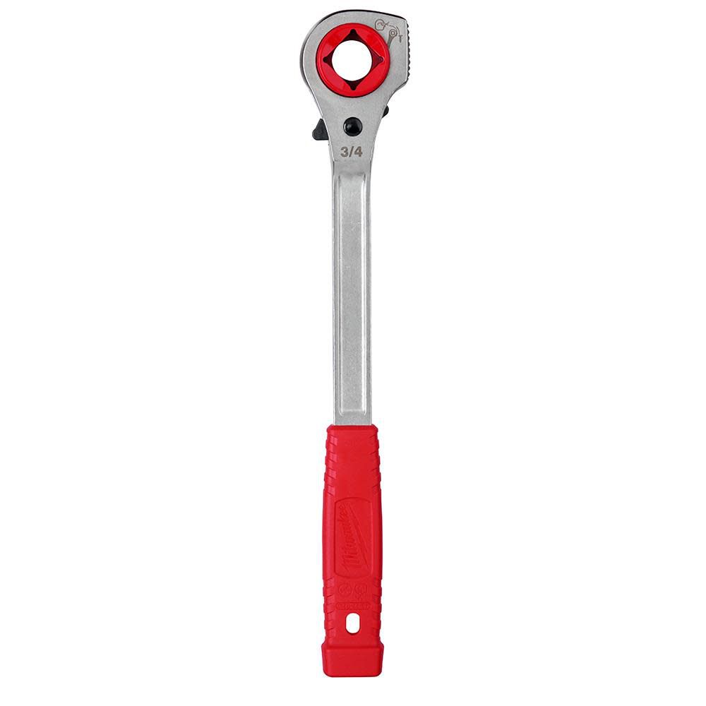 Lineman's High-Leverage Ratcheting Wrench with Milled Strike Face 48-22-9213M