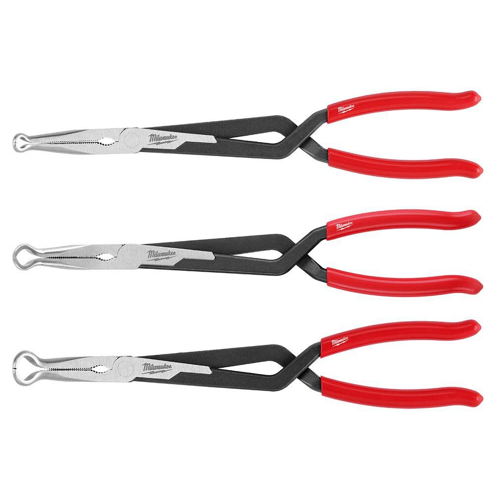 Long Reach Hose Grip Pliers 3pc Set 48-22-6563