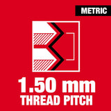 M10-1.50 mm 1-Inch Hex Threading Die 49-57-5352