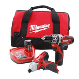 M12 12V Hammer Drill/Impact Driver Combo Kit 2 Tool 2497-22