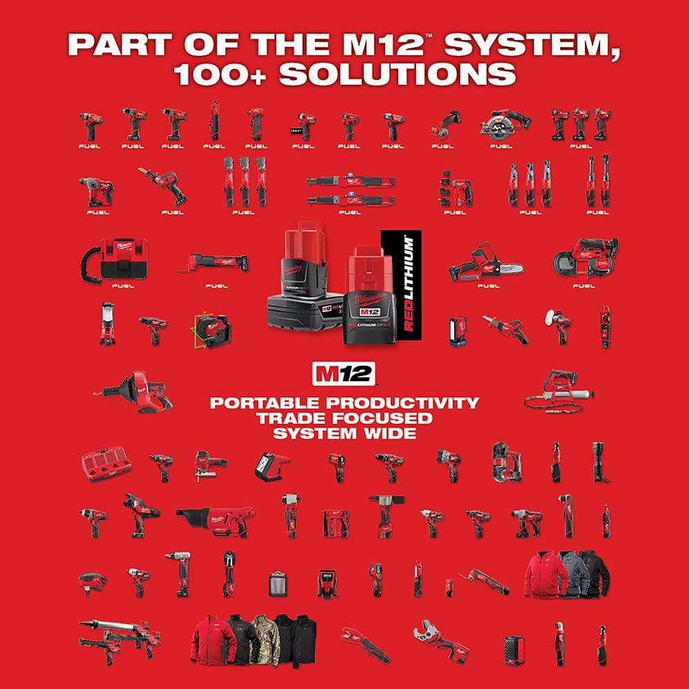 M12 3/8 in. Crown Stapler (Bare Tool) 2447-20