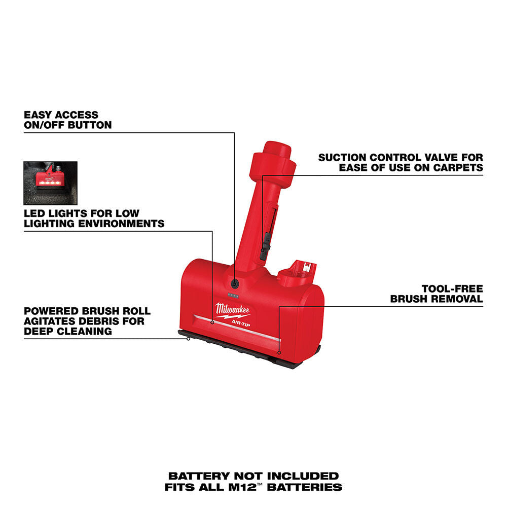 M12 AIR-TIP Utility Nozzle (Bare Tool) 0980-20