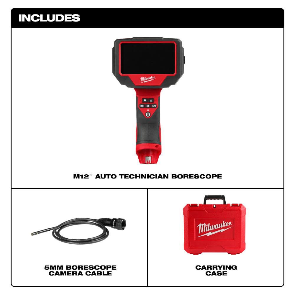 M12 Auto Technician Borescope (Bare Tool) 3150-20