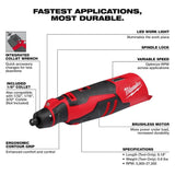 M12 Brushless Rotary Tool (Bare Tool) 2525-20