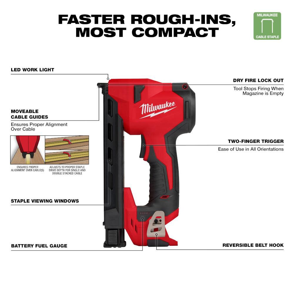 M12 Cable Stapler (Bare Tool) 2448-20