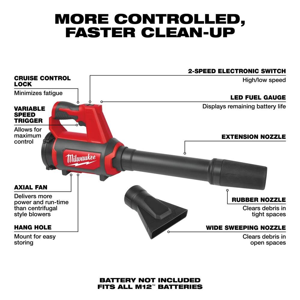 M12 Compact Spot Blower (Bare Tool) 0852-20