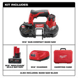 M12 Cordless Sub-Compact Band Saw Kit 2429-21XC