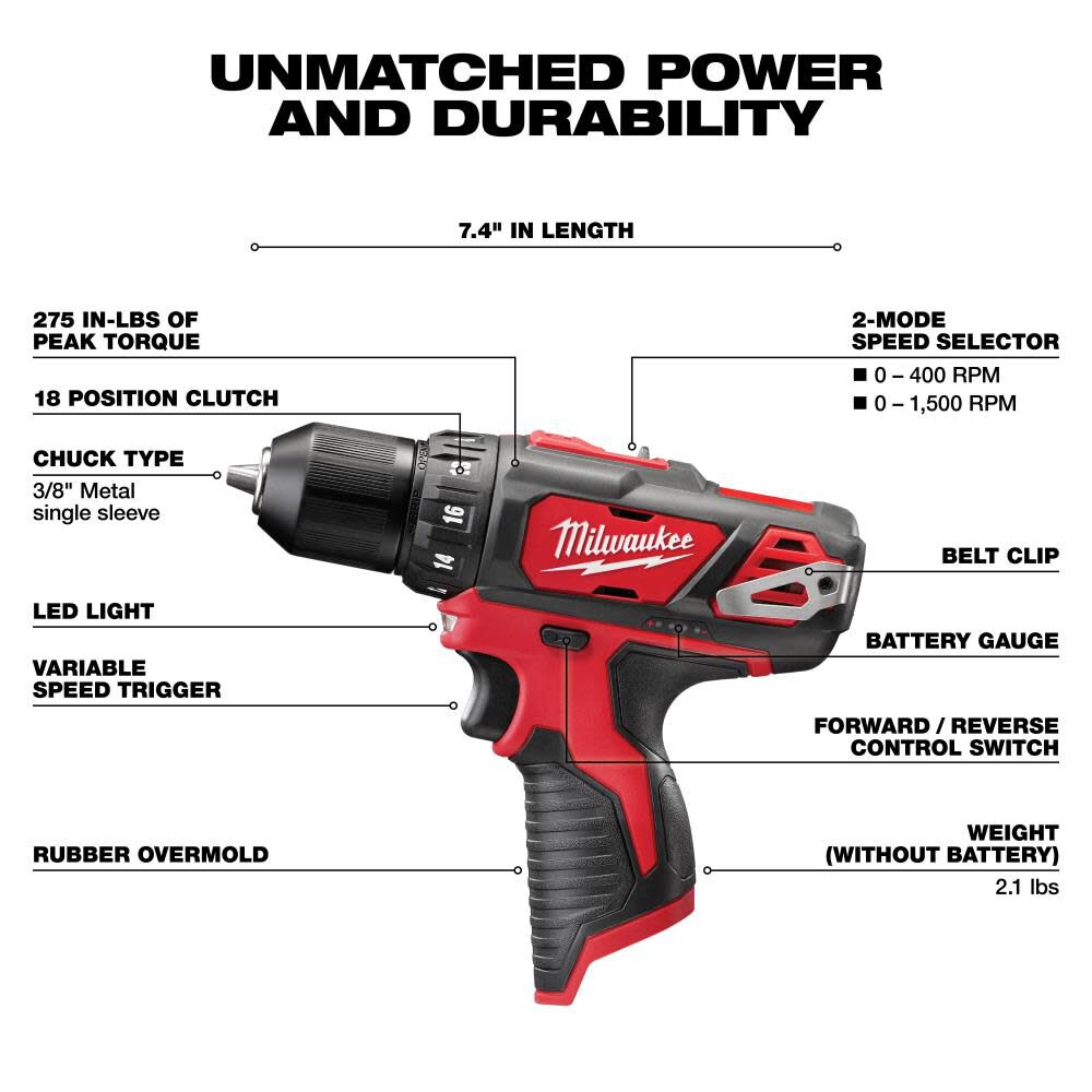 M12 Drill/Impact Combo Kit 2494-22