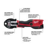 M12 FORCE LOGIC Press Tool Kit with Jaws 2473-22