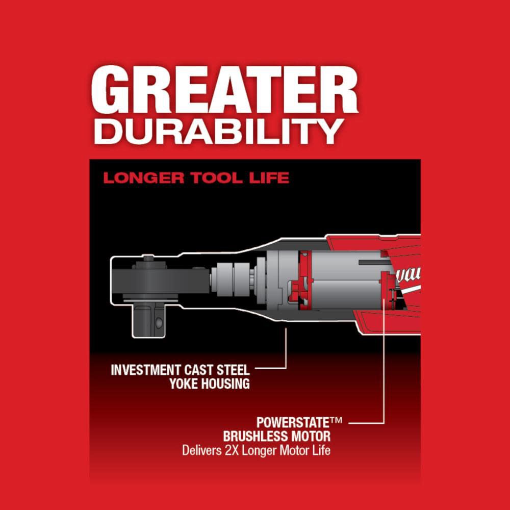 M12 FUEL 1/2 in. Ratchet 2 Battery Kit 2558-22