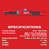 M12 FUEL 1/2inch Digital Torque Wrench with ONE-KEY (Bare Tool) 2466-20