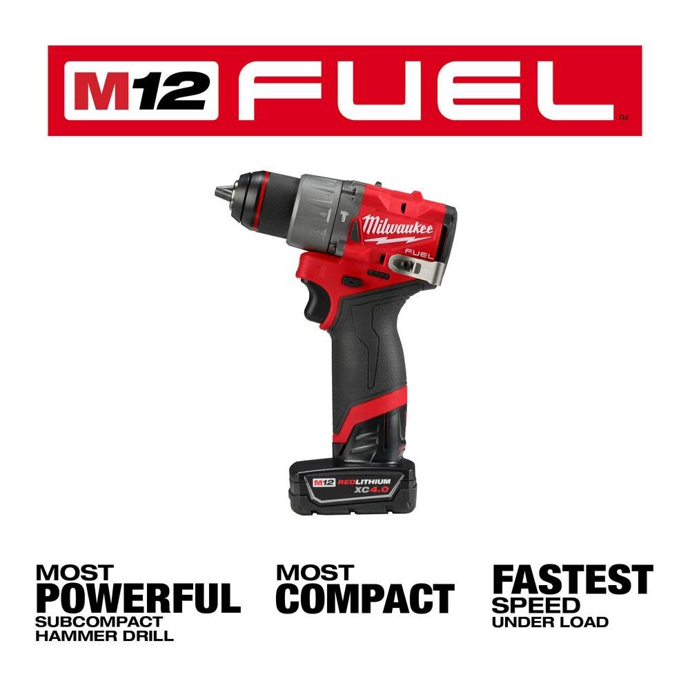 M12 FUEL 1/2inch Hammer Drill/Driver Kit 3404-22