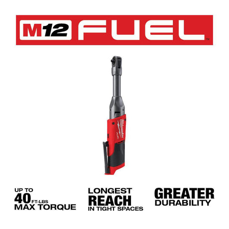 M12 FUEL 1/4 in. Extended Reach Ratchet (Bare Tool) 2559-20