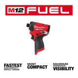 M12 FUEL 1/4inch Hex Impact Driver (Bare Tool) 3453-20