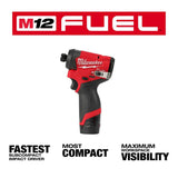 M12 FUEL 1/4inch Hex Impact Driver Kit 3453-22