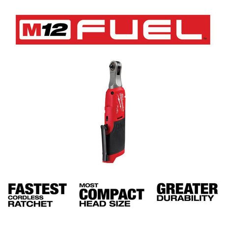 M12 FUEL 1/4inch High Speed Ratchet-Reconditioned (Bare Tool) 2566-80