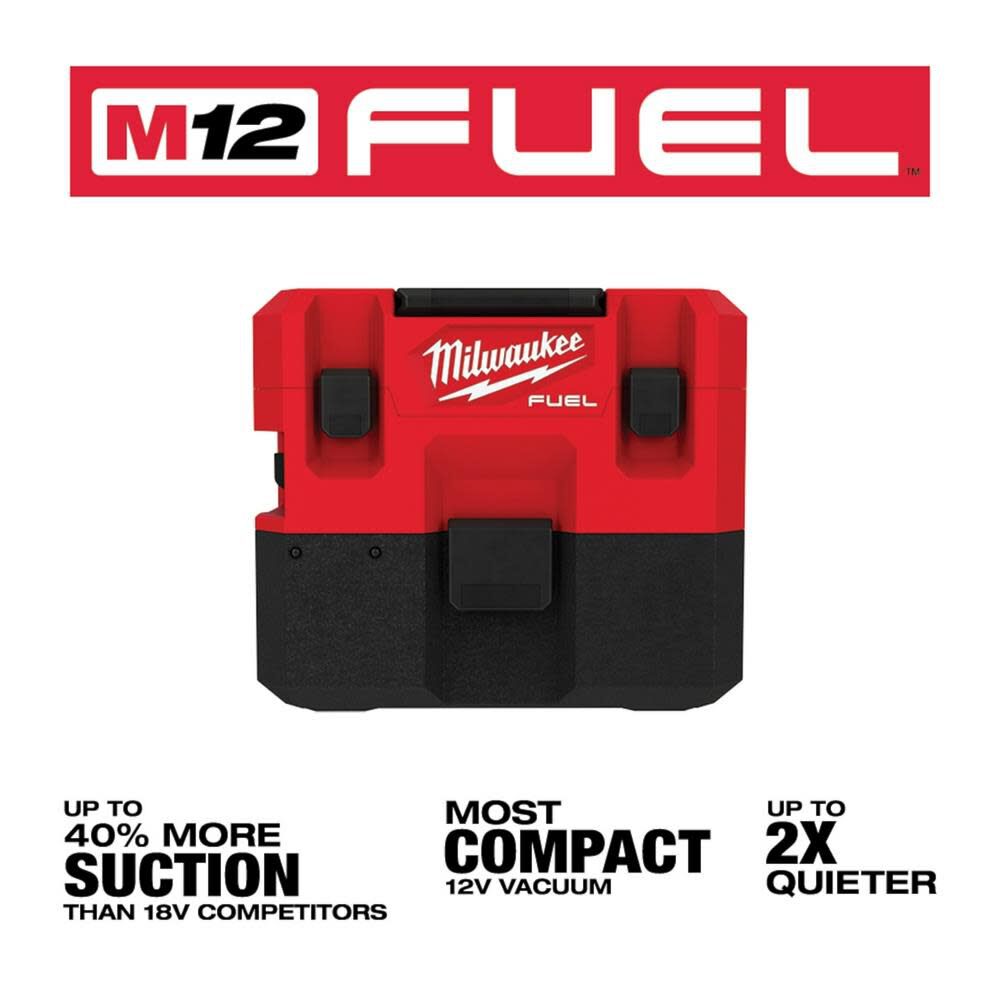 M12 FUEL 1.6 Gallon Wet/Dry Vacuum (Bare Tool) 0960-20