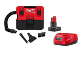 M12 FUEL 1.6 Gallon Wet/Dry Vacuum with XC4.0 Starter Kit Bundle 0960-20-48-59-2440