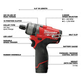 M12 FUEL 2SPD Screwdriver Kit 2402-22