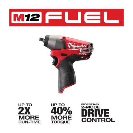 M12 FUEL 3/8 In. Impact Wrench (Bare Tool) 2454-20